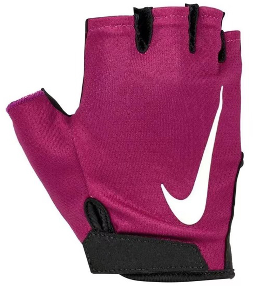 Рукавички для фітнесу Nike HQ4710-696 Gym Essentials 2.0 р. M чорний із рожевим