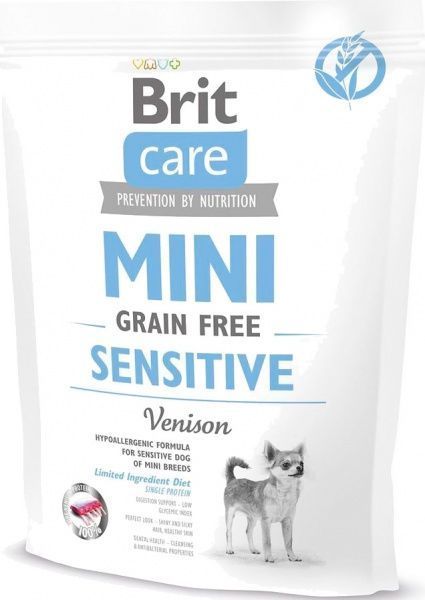 Корм Brit Care Sensitive Grain Free для собак з чутливим травленням 400г, 170777