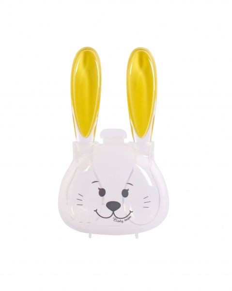 Набор для кормления Baby Team Зайчик вилка с ложкой 6115