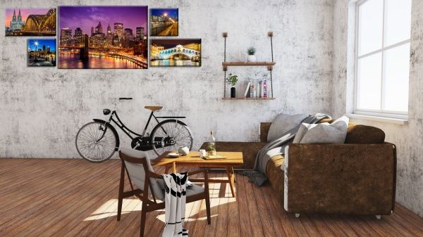 Картина модульная 50x150 см SvitArt MN5-2 