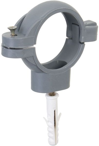 Хомут Rhein з дюбелем для кріплення каналізаційних труб d=40 мм