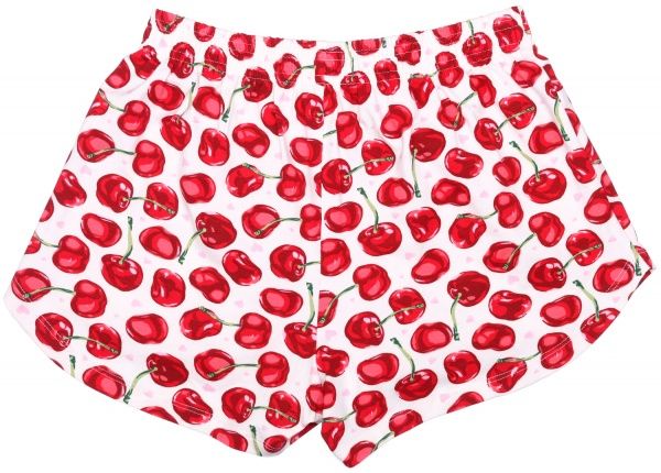 Пижама женская Levtam Вишни р. L красный с белым 