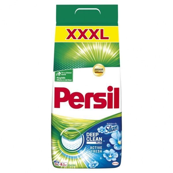 Порошок для машинной и ручной стирки Persil Свежесть от Силан 8,1 кг 