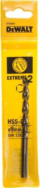 Сверло по металлу DeWalt EXTREME2 78x125 мм 9 мм DT5054