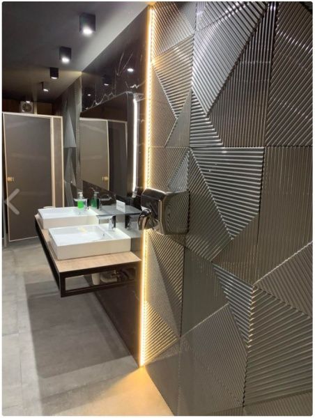 3D-панель гипсовая Calipso Линии 0.25 кв.м 