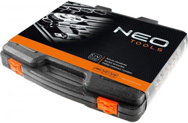 Набор головок 1/2, 1/4 NEO tools 86 шт. 08-664