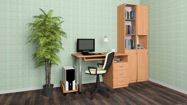 Стол компьютерный Компанит СКМ-9 бук 