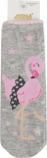 Шкарпетки для дівчаток ARTI 200179 р.3-4 сірий 