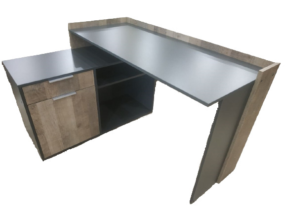 Стол письменный Doris Антрацит + гранж СП-ДГ 