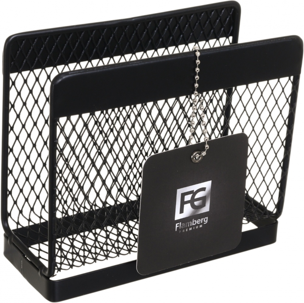 Салфетница Flamberg Premium Fernie 13,7х6х12 см черная