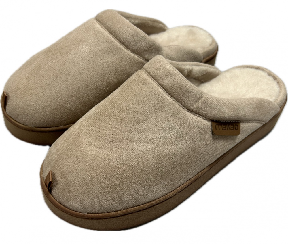 Тапки домашние Gemelli Замша р.38/39 светло-бежевый