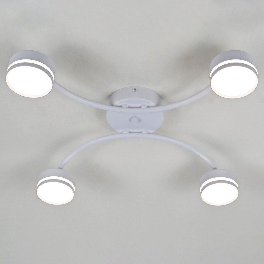 Люстра потолочная Victoria Lighting 4xGX53 белый Currant/PL4 white