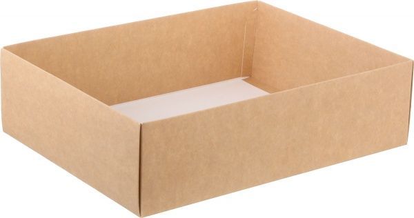 Коробка самозбірна крафт 26х34х9,5 см