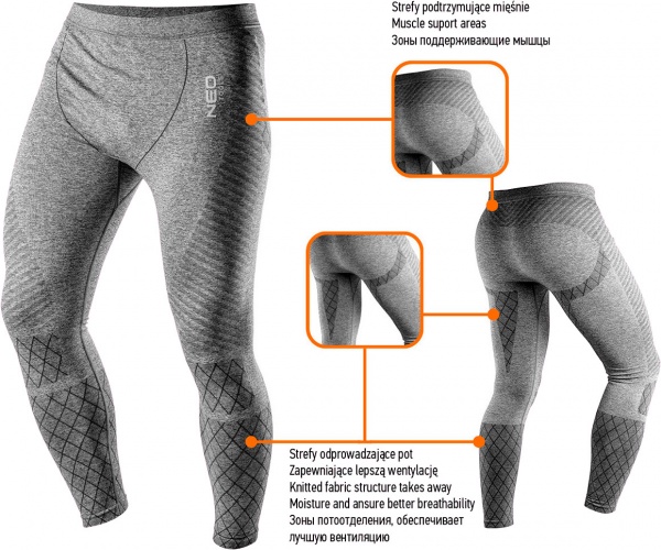 Штани NEO tools р. M 81-670 сірий