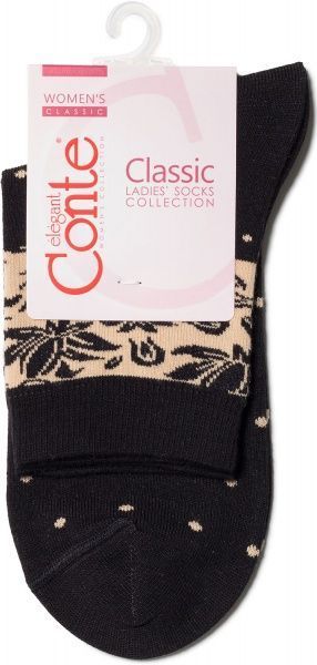 Носки женские Conte Classic 7С-22СП 203 р. 25 черный 