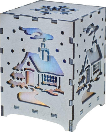 Підвіска Будиночок 6,5 см різнокольоровий 1220328