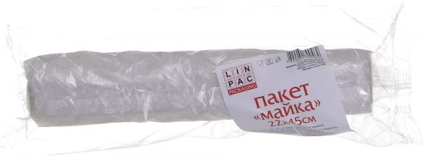 Пакет-майка в рулоні 220x450 мм 50 шт.