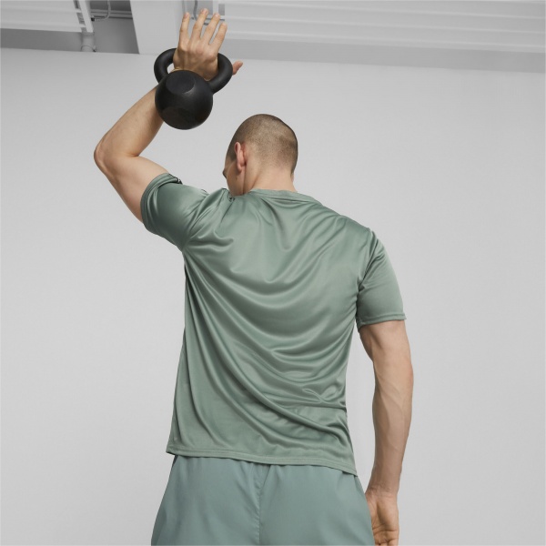 Футболка Puma PUMA FIT TAPED TEE 52418044 р.XL зеленый