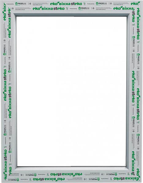 Окно глухое Steko S300 58 600x800 мм без открывания