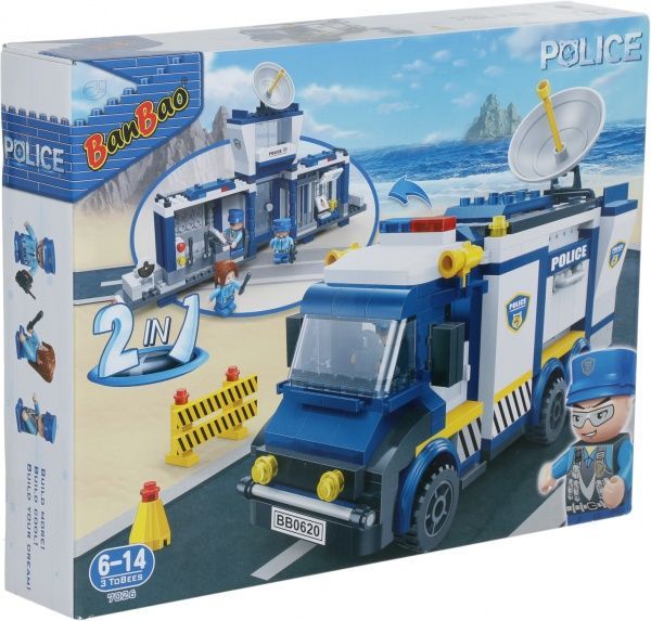 Конструктор BanBao Новая полиция Мобильная участок