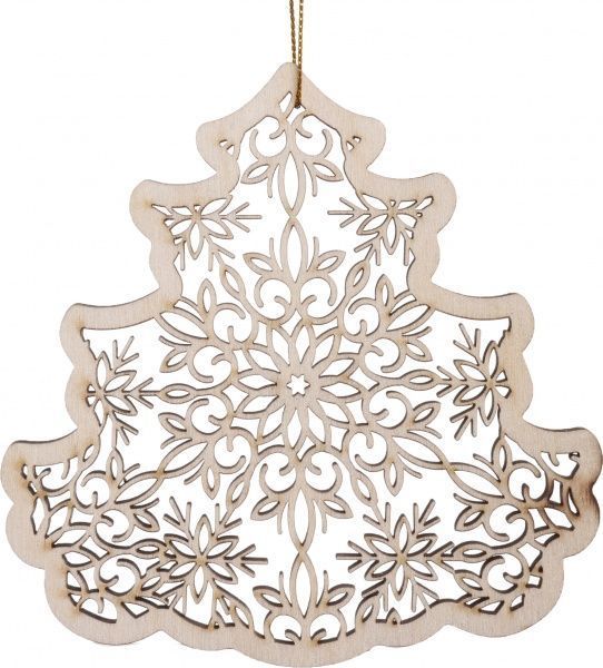 Підвіска Ялинка широка 11,5 см 