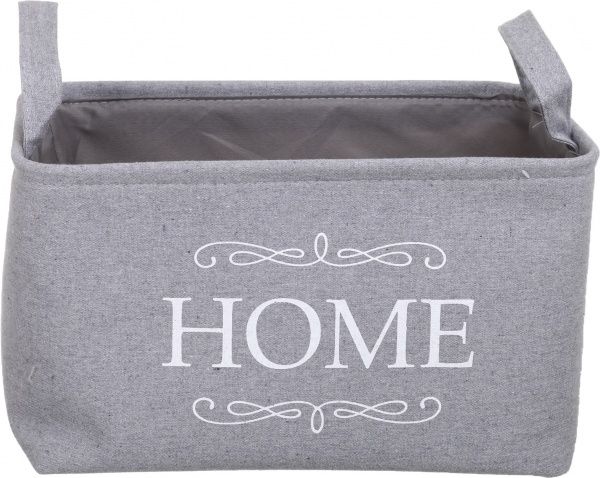 Корзина Home 38х26х22 см серый