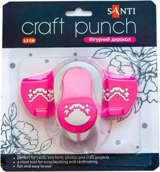 Фигурный дырокол 2,5 см 2 Santi