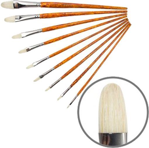 Кисть щетина овальная Grace 2023FR № 8 Kolos 