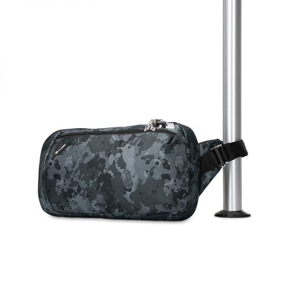 Рюкзак Pacsafe Vibe 325 сірий камуфляж 10 л антикрадій