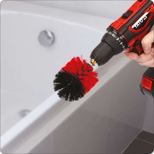 Набор щеток с нейлоновым ворсом для дрели YATO YT-47553