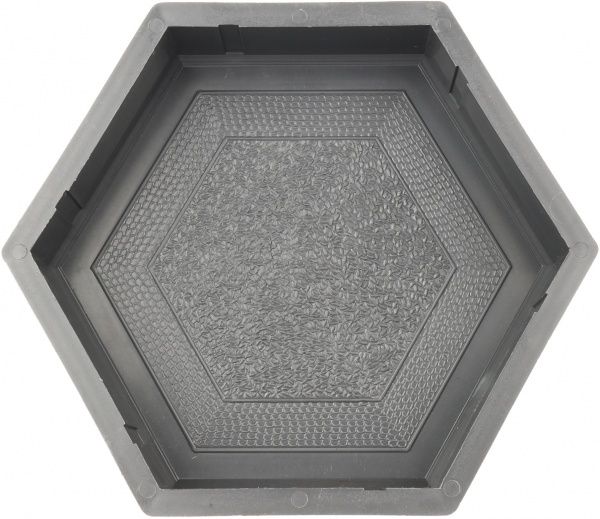 Форма-трафарет Вереск-2007 для плитки Шестигранник зі стрічкою