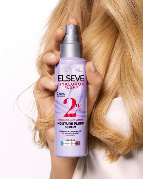 Сироватка Elseve Hyaluron Plump для волосся, яке потребує зволоження та об'єму 150 мл 