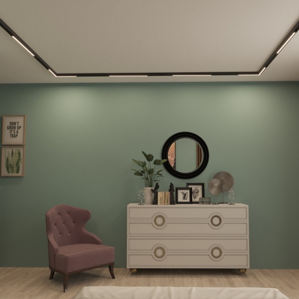 Светильник Victoria Lighting 12 Вт 4000 К черный Magnum-S1-300 black 