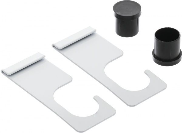 Набор для инсталляции сдвоенной трубы Element System 110x80x25 мм белый