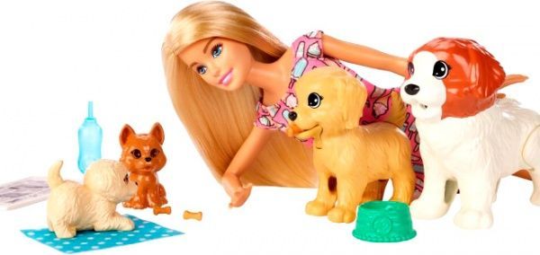 Ігровий набір Barbie Дитячий садок цуценят FXH08
