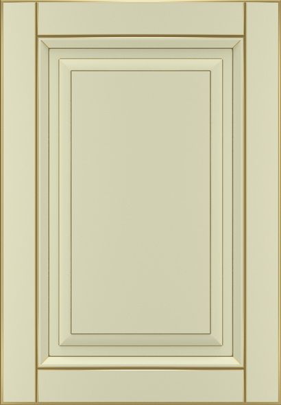 Фасад для кухни Грейд-Плюс Ваниль патинированная золотом №384 R 713x522 Паюта