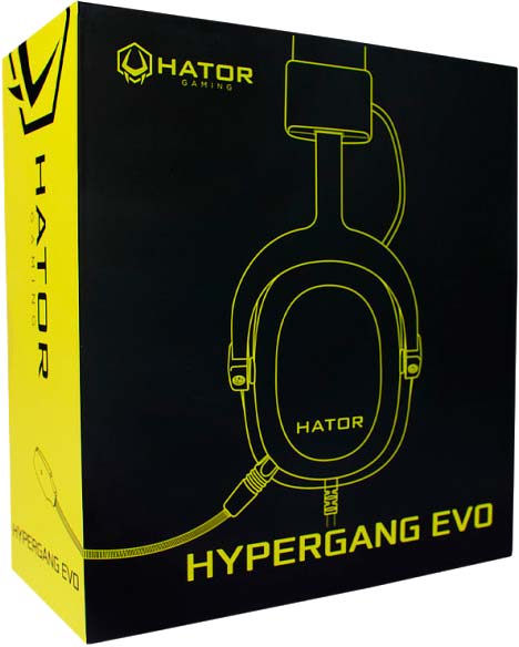 Гарнитура игровая Hator Hypergang EVO black (64155) 