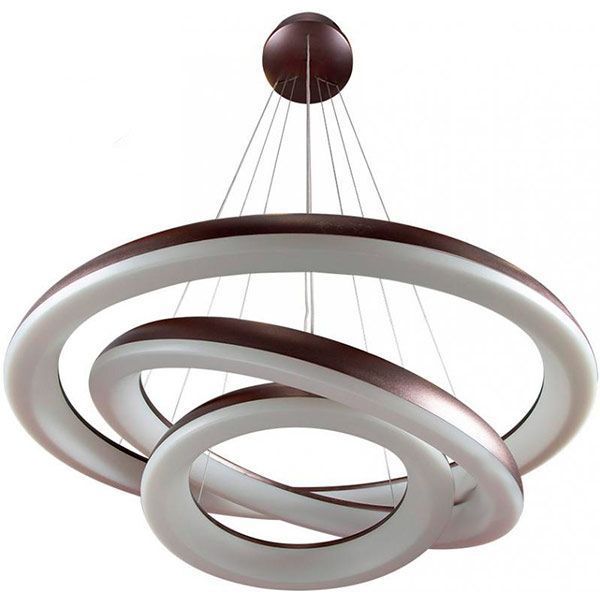 Люстра світлодіодна Светкомплект Ardiente L-OV-R 11530 з пультом ДК 145 Вт коричневий 