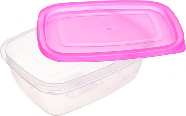 Набор контейнеров для пищевых продуктов Eat&Go 1,25 л розовый 3 шт. UP! (Underprice)