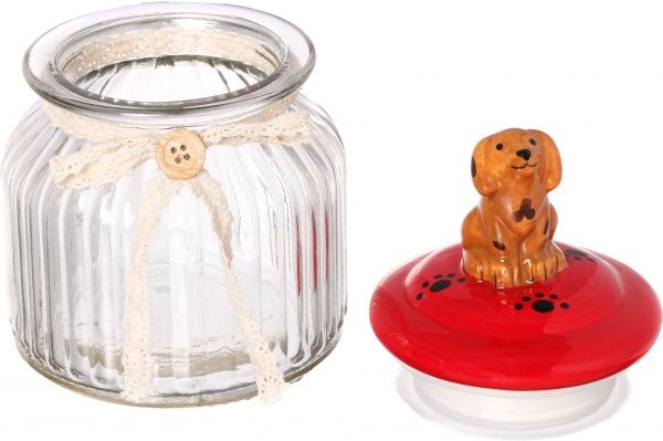 Банка для сыпучих Собака 600 мл 941-035 Lefard