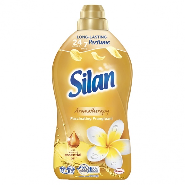 Кондиціонер для білизни Silan Аромотерапія Захоплюючий Франджіпані 1,364 л