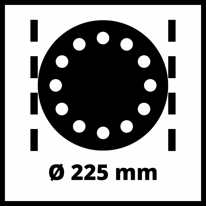Шлифмашина для стен Einhell TC-DWS 225 4259945