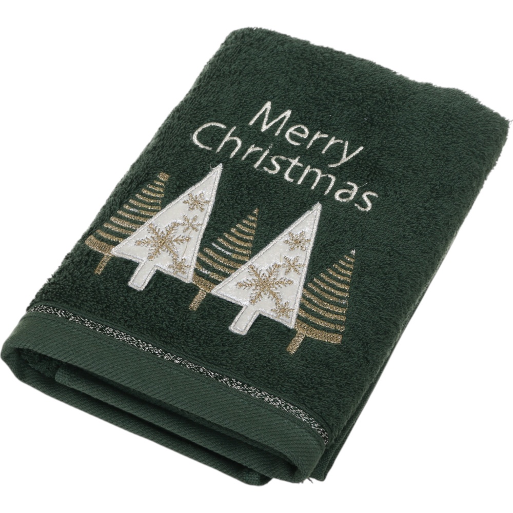 Набор полотенец махровых Christmas Forest 2 шт. 50x90 см разноцветный La Nuit