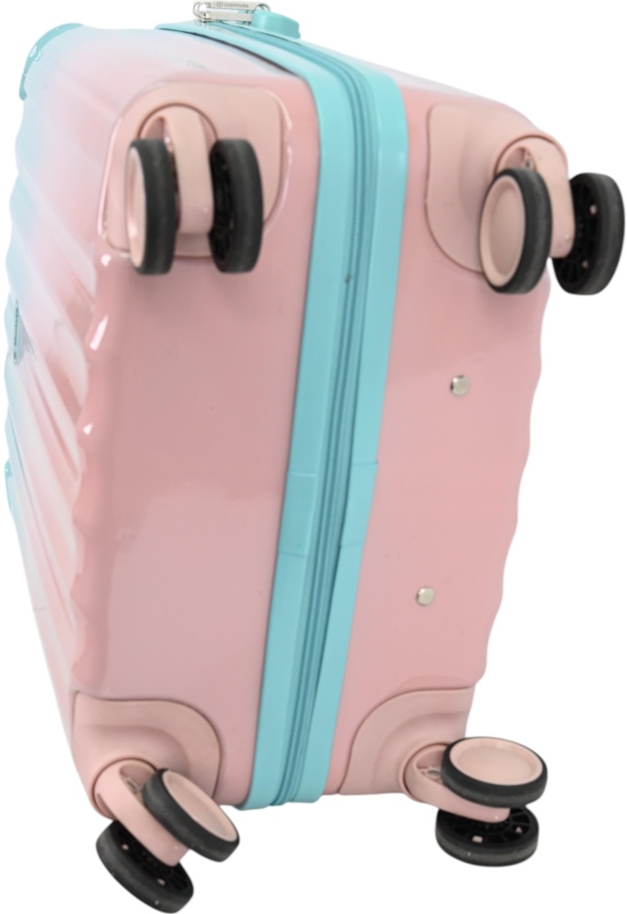 Чемодан Compass MS-2693 90 л розовый с голубым 53x29x75 см L