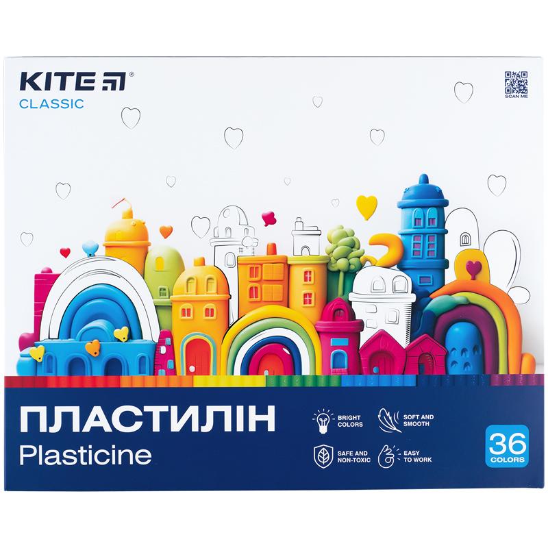 Пластилин Classic 36 цветов 720 г KITE