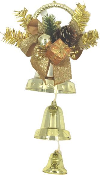 Декорация Тройка колокольчиков 15х34 см W68-16616 