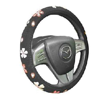 Накладка на руль HR Flower серая