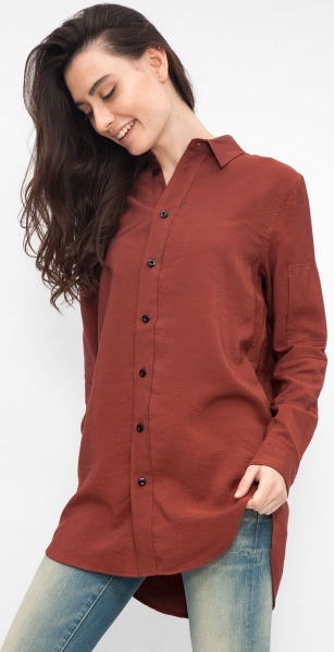 Рубашка G-Star RAW Stalt shirt wmn l D03612,7063-7161 р. M красный