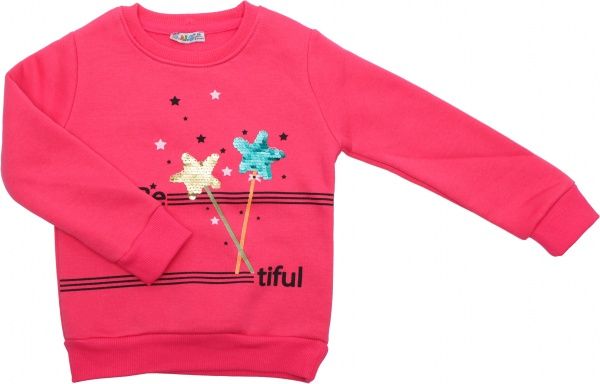 Свитшот ALG р.110 темно-розовый 621445 