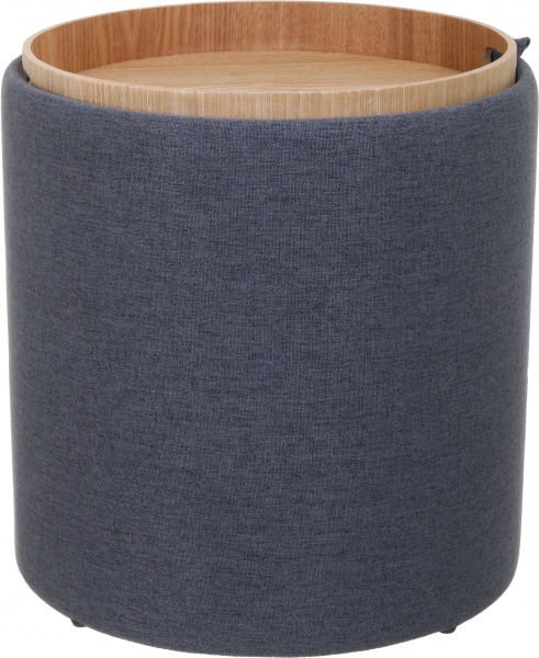 Сундук-пуф Bobbi темно-серый 34,5х34,5х38 см 